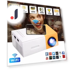 Smart Projector WiFi Auto Focus Bluetooth Android LED HD — Home Theater Projectors, GLOBUS