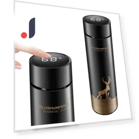 Smart Temperature Display Thermos — Travel Drinkware, Refreshing Home