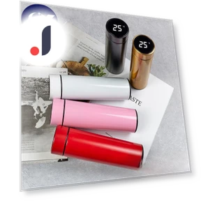 Smart Vacuum Stainless Steel Flask with LED Touch Temperature Display — Flasks, TOP HOME