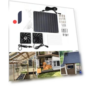 Solar-Powered Exhaust Fan — Ceiling Fans, Enjoy Smart Home
