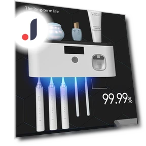 Toothbrush Holder with UV Disinfection — Toothbrush Holders, TOP-HOME MALL