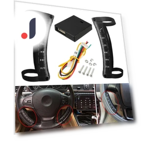 Universal Car Wireless Steering Wheel Remote Control — Remote Controls, Reakosound