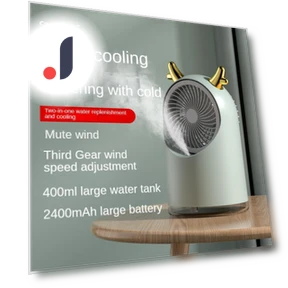 USB Rechargeable Water Mist Fan — Portable Cooling Solutions, BC Electrical Appliances