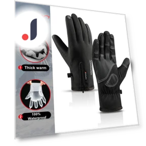 Waterproof Ski Gloves with Touchscreen — Gloves, Binchi Keji Travel