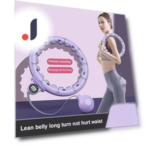 Weighted Infinity Smart Fitness Hoop — Kids Fitness, Refreshing Home