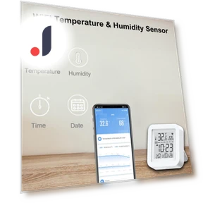 Wi-Fi Temperature and Humidity Sensor — Home Climate Control, Minco Home
