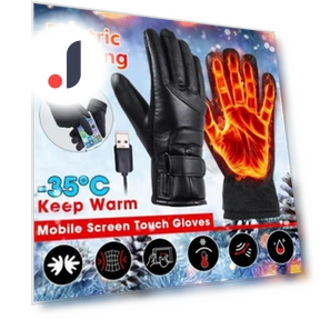 Winter Gloves with Electric Heating — Gloves, TIME IS LIFE