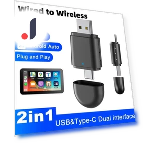 Wireless CarPlay and Android Auto Adapter — Car Accessories & Gadgets, YJMP Auto Parts