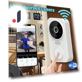 Wireless Smart Video Doorbell — Smart Home Security, Factory Discount Outlet