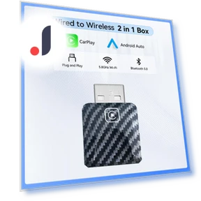 2 in 1 USB Mini Wireless Carplay Adapter — Stereo Receivers, AutomobileMotorcycleParts