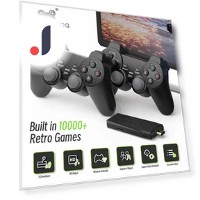 4K Gaming Console with Wireless Controller — Retro Gaming Consoles, DATA FROG