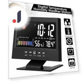 Alarm Clock with Large Color Touch Screen — Alarm, Factory Discount Outlet