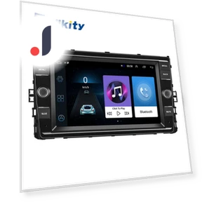 Android 9.0 2 Din 8" Сенсорный экран Автомобильный радиоприемник — Stereo Receivers, Hikity