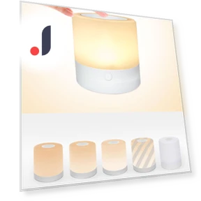 Bedside Lamp with Touch Sensor — Standing Lights, Factory Discount Outlet