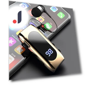 Bluetooth-Compatible Headset with Retractable Cable Lavalier V5.2 — Accessory Kits, NailArt