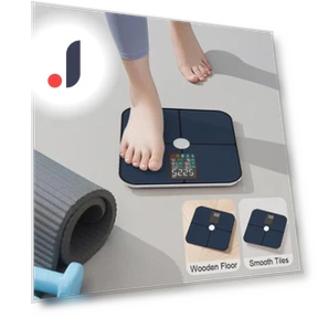 Body Fat Scale with Digital Display — Body Composition Analysis, Refreshing Home