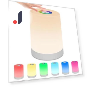 Colorful Bedside Night Light — Lamps & Shades, TOP MALL-004