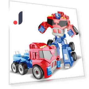Deformation Robot Car Model Toy — Educational, Four season household daily use