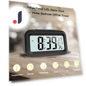 Digital Alarm Clock with LCD Display — Alarms & Clocks, Refreshing Home