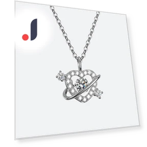 Heartbeat Pendant Necklace — Smart Jewelry, Lucky Star Jewelry