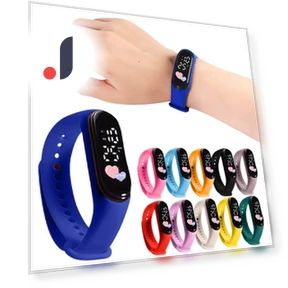 Kids Smart LED Digital Watch with Cartoon Design — Men's Timepieces, Melsya