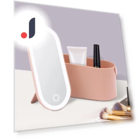 LED Touch Light Makeup Case — Cosmetic Cases, Makeup Kits