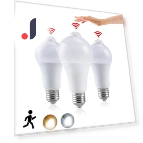 Mini E27 LED Motion Sensor Light Bulb — LED, Build My Home