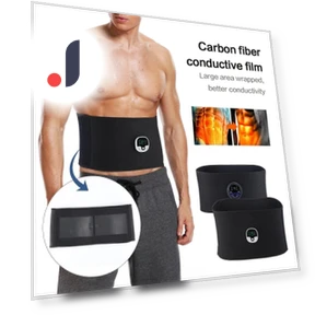 Muscle Stimulation Belt with Controller — Muscle Stimulators, KSIYER BRYTEY