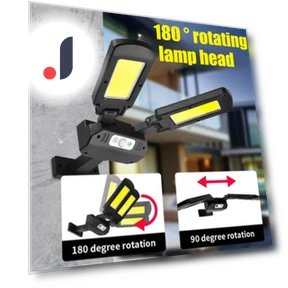 Outdoor Solar Motion Sensor Light — Outdoor Security & Flood Lighting, LIUXING Fire Solar Lamp