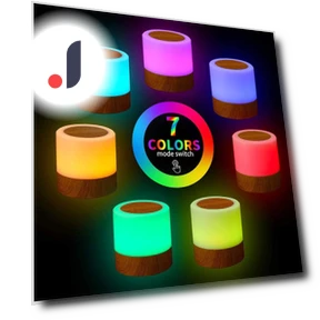 Rechargeable Color-Changing Touch Lamp — Creative Lighting Solutions, Factory Discount Outlet