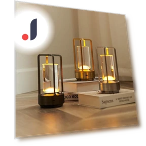Rechargeable Desk Lamp with Cross — Study & Desk Lighting, Binchi Lighting Appliances