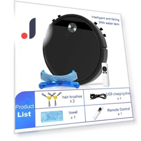 Robot Vacuum Cleaner 3-in-1 with Remote Control — Smart Cleaning Robots, Factory Discount Outlet