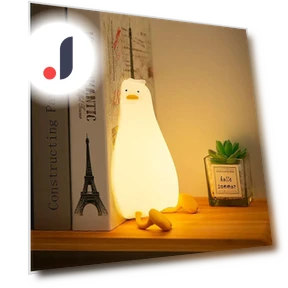 Silicone LED Night Lights in Duck Shape — Night Lights, Your Warm Home