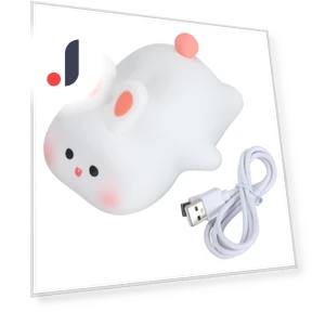 Silicone Rabbit Lamp — Lamps & Shades, ZY-Beauty-N