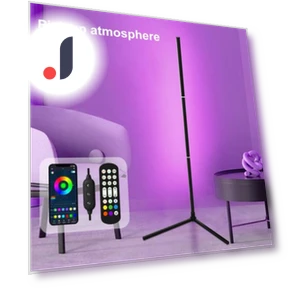 Smart Corner Floor Lamp RGB — Standing Lights, Mystic Mart