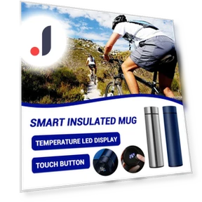 Smart Thermos with LCD Display — Beverage Warmers, Vegetables