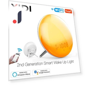 Smart Wake Up Light with Wi-Fi — Alarms & Clocks, Factory Discount Outlet