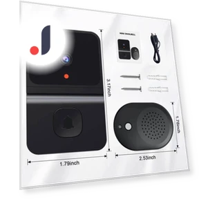 Smart Wi-Fi Video Doorbell — Smart Home Security, wmlike mz
