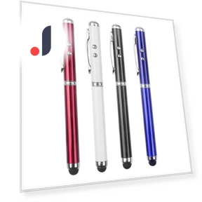 Soft Rubber Tip Stylus with LED Laser Pointer — Styluses & Digital Pens, Refreshing Home