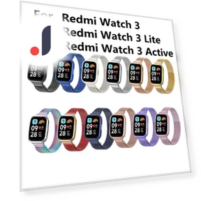 Stainless Steel Strap with Magnetic Loop — Smartwatch Accessories, PINSENDA