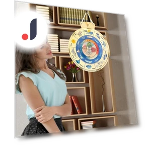 Touch Board Weather Calendar Pendant — Educational Timepieces, Factory Discount Outlet