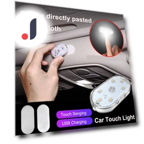 Touch-Sensitive LED Car Dome Light — Light Kit, Cars Auto Home