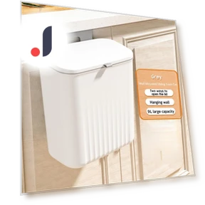 Wall-mounted trash bin 9L for kitchen cabinet storage — Kitchen Cans, Dongfang HOME C