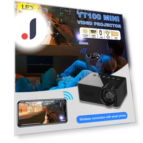 Wi-Fi Smart Mini Projector — Home Theater Projectors, YJMP