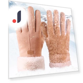 Winter Warm Soft Comfortable Suede Wool Touchscreen Gloves — Gloves & Mittens, new boy 03