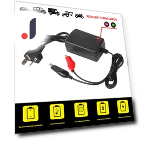 12V 1.3A Motorcycle Battery Charger — Battery Chargers, 888 Auto Parts Town