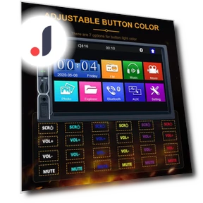 2 Din Car Radio with 7" HD Touchscreen — Car Installation Essentials, HOME-Auto-001