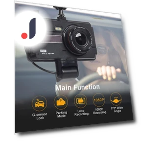 4-inch Car Dash Cam — Dashboard Cameras, Optimized General