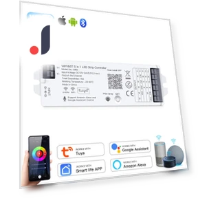 5-in-1 Smart LED Dimmer Controller — Smart Home Hubs & Controllers, AIMINGTE Light Accessories