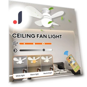 50W Ceiling Fan with E27 LED Light — Ceiling Fans, Homedepot